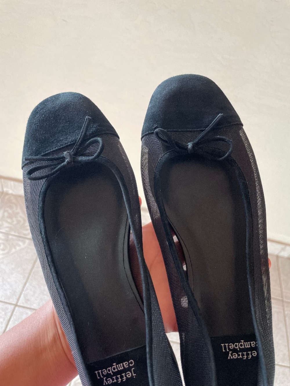 Jeffrey Campbell Releve mesh ballet flats
